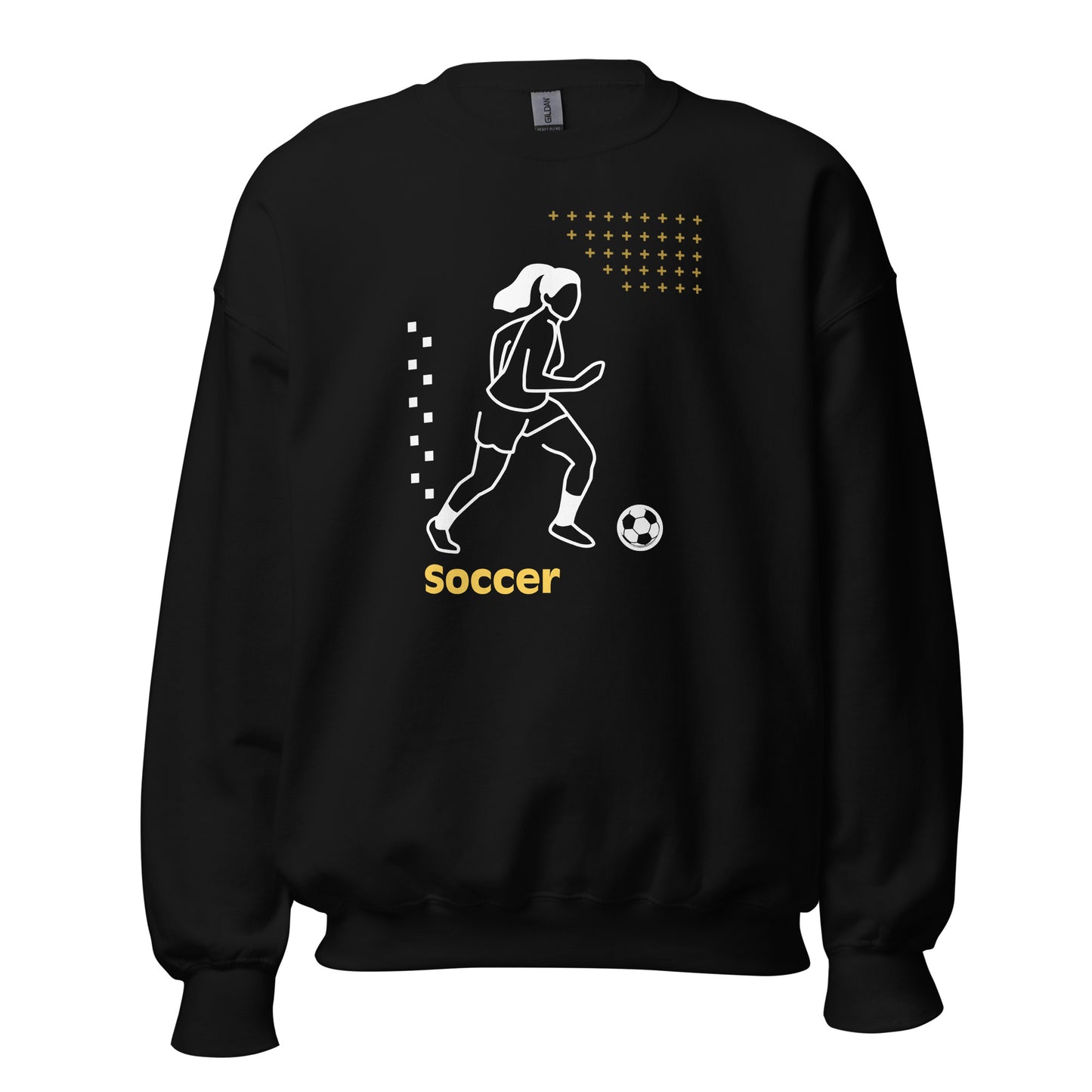 Womens Sweatshirt - Soccer girl