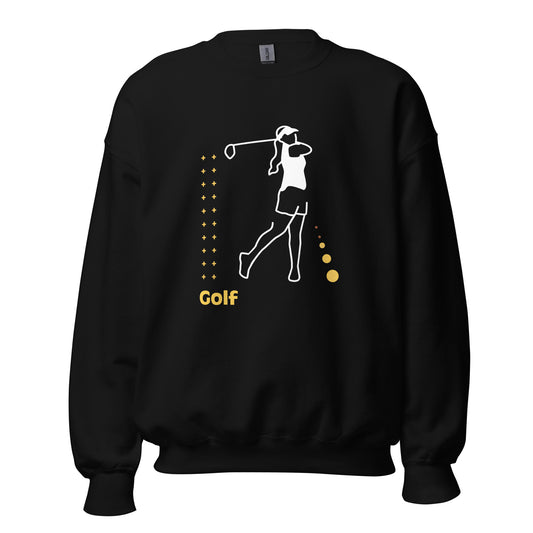 Womens Sweatshirt - Golf girl