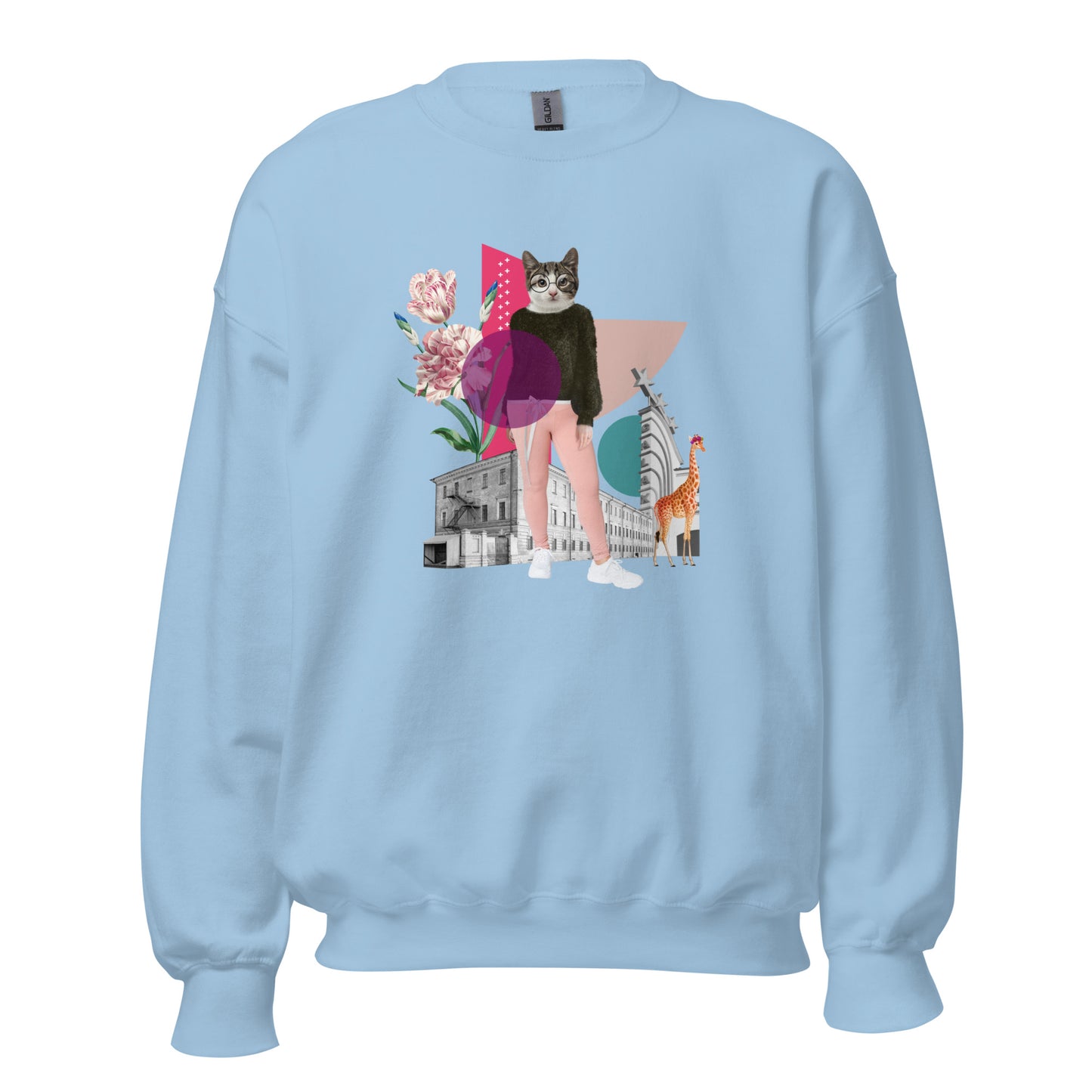 Womens Sweatshirt - City Cat