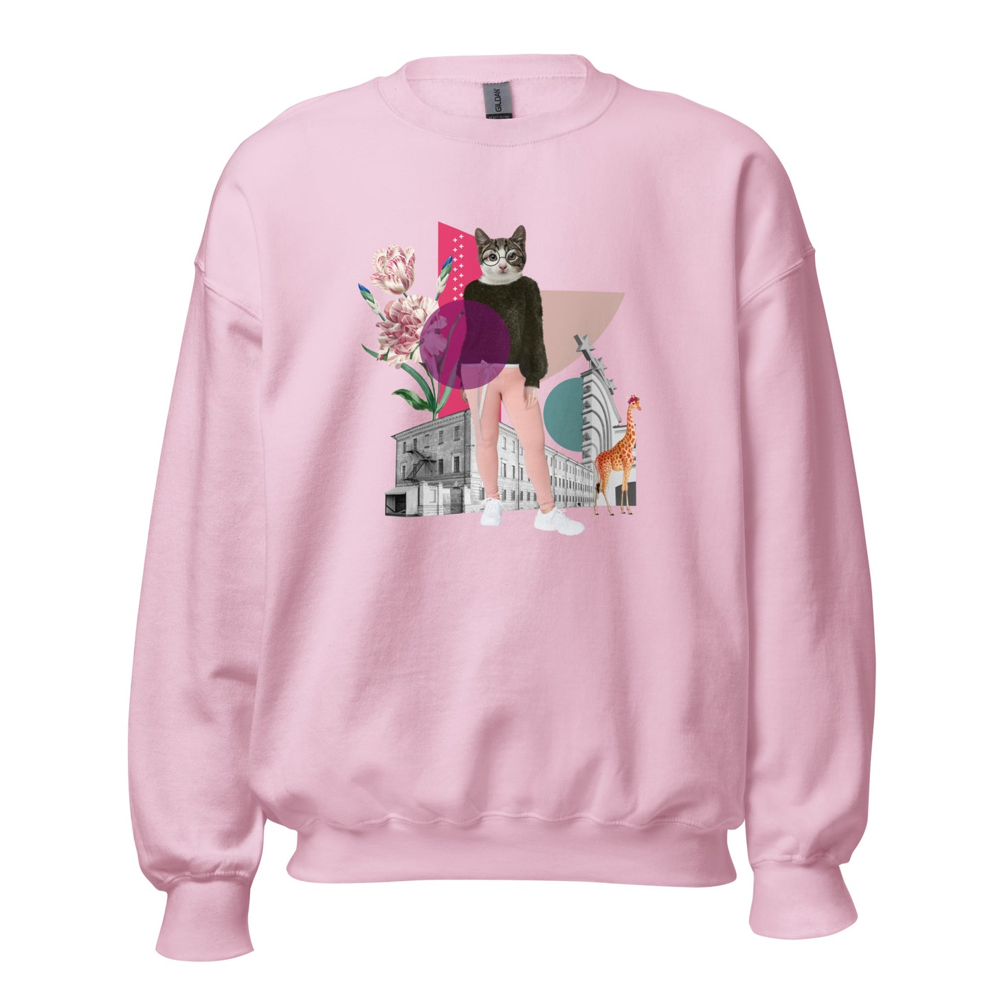 Womens Sweatshirt - City Cat