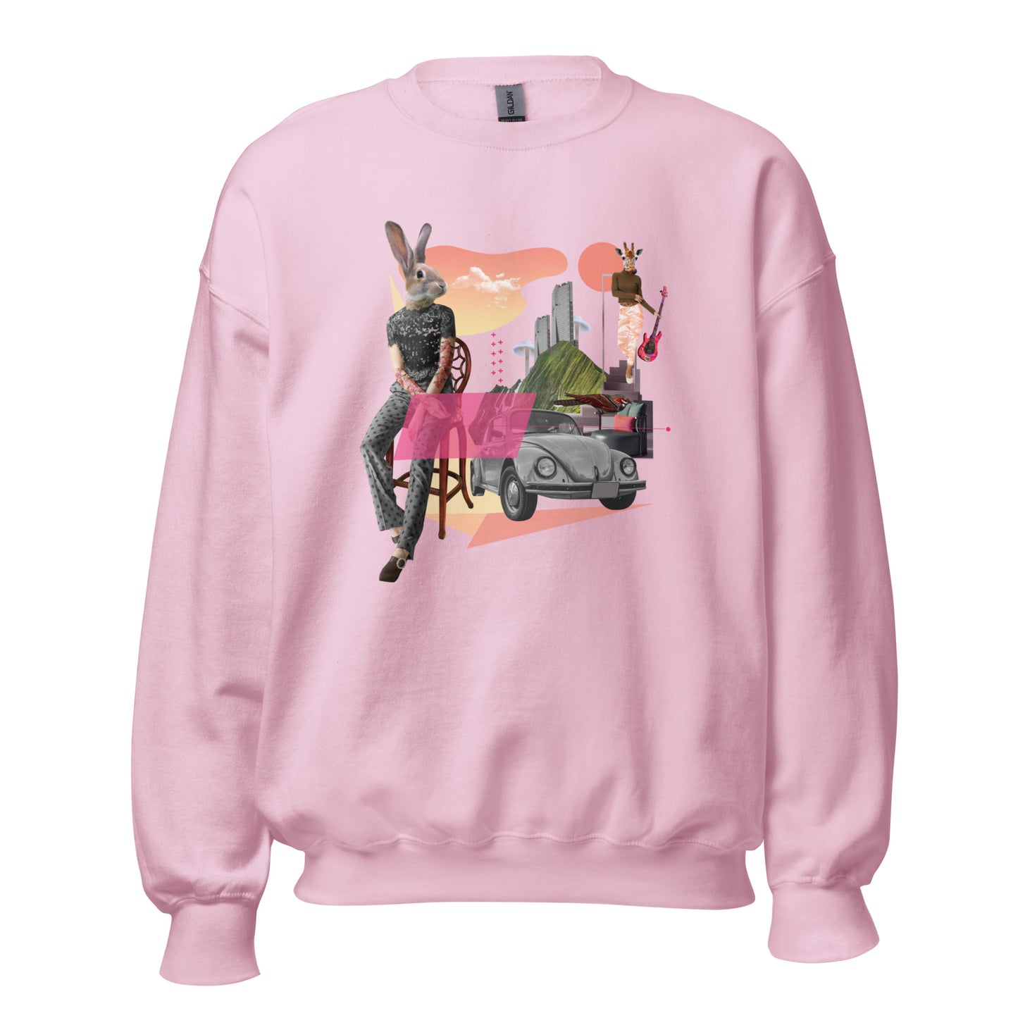 Womens Sweatshirt - City Bunny