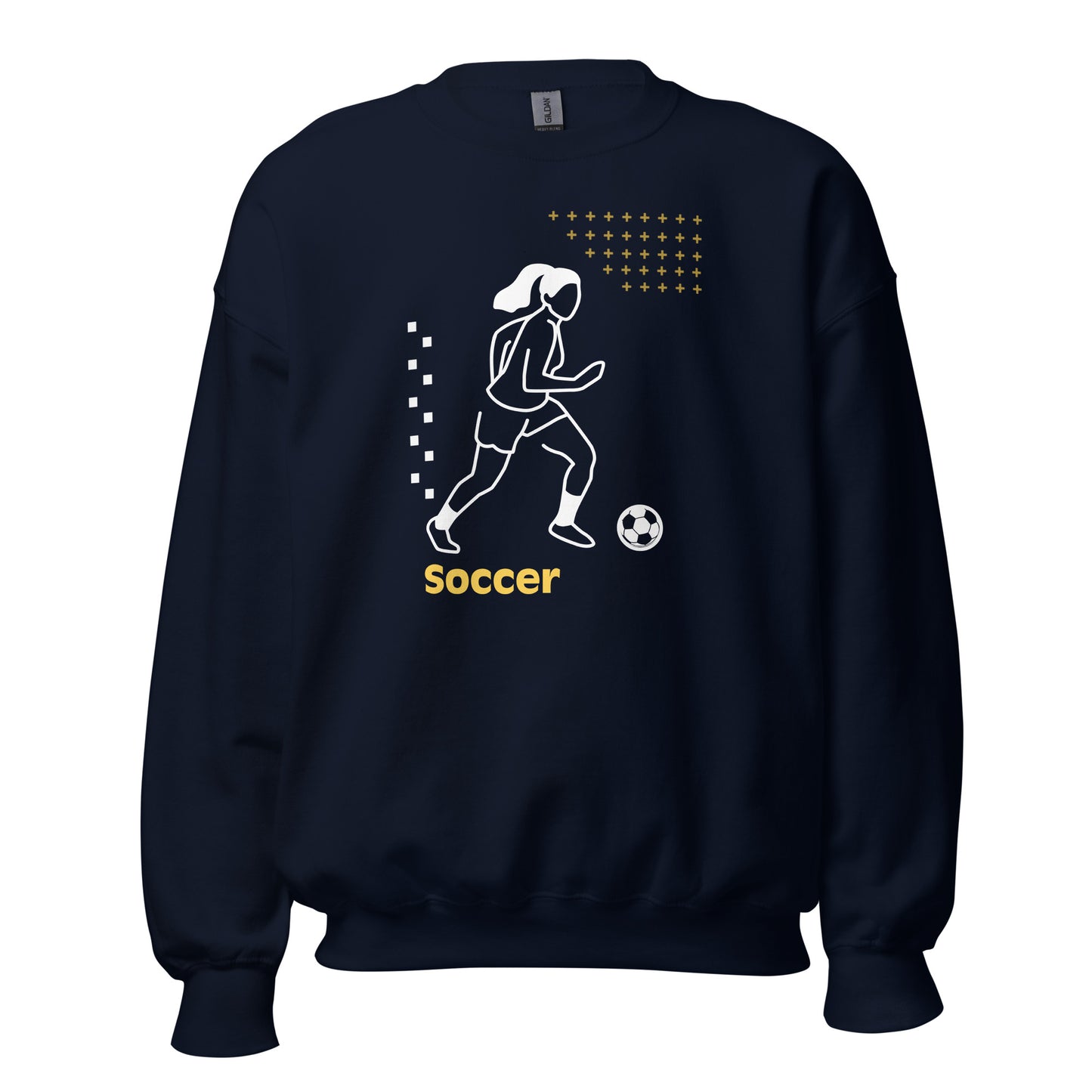 Womens Sweatshirt - Soccer girl