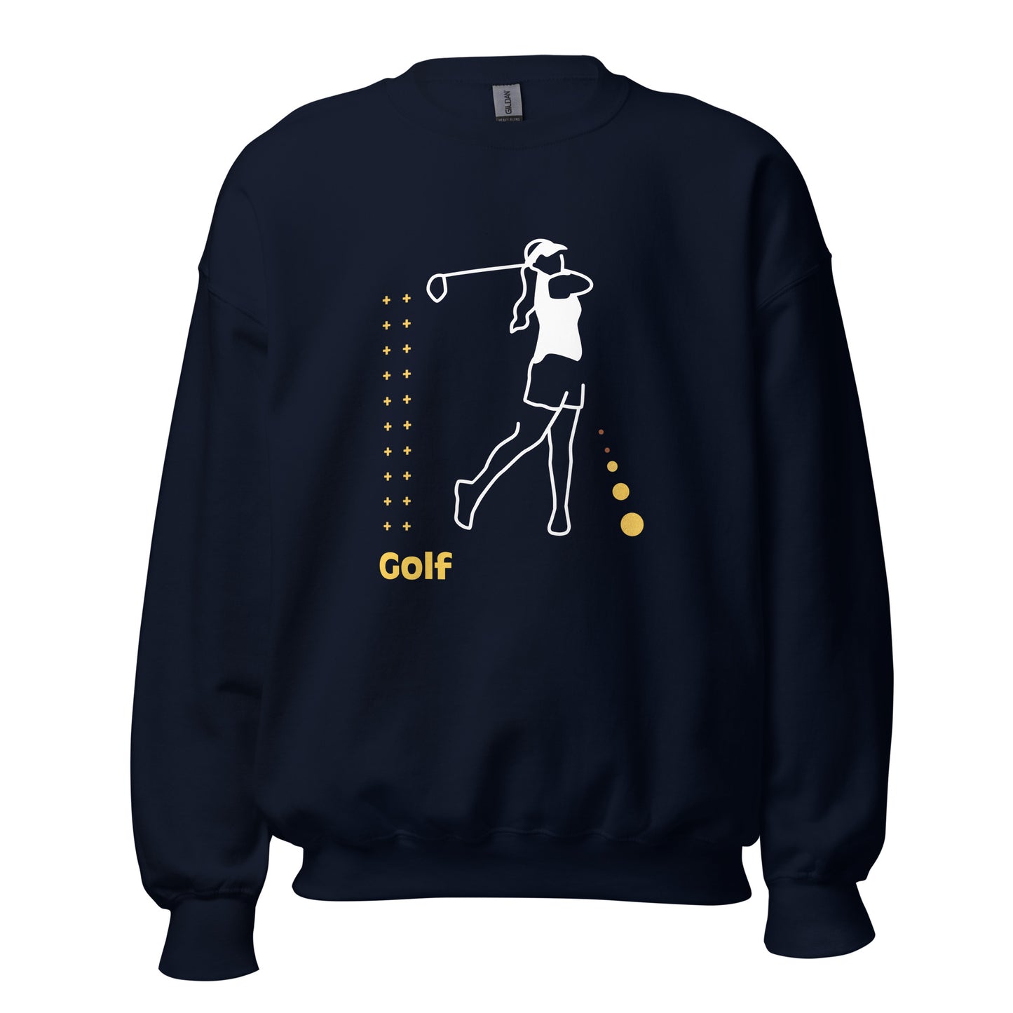 Womens Sweatshirt - Golf girl