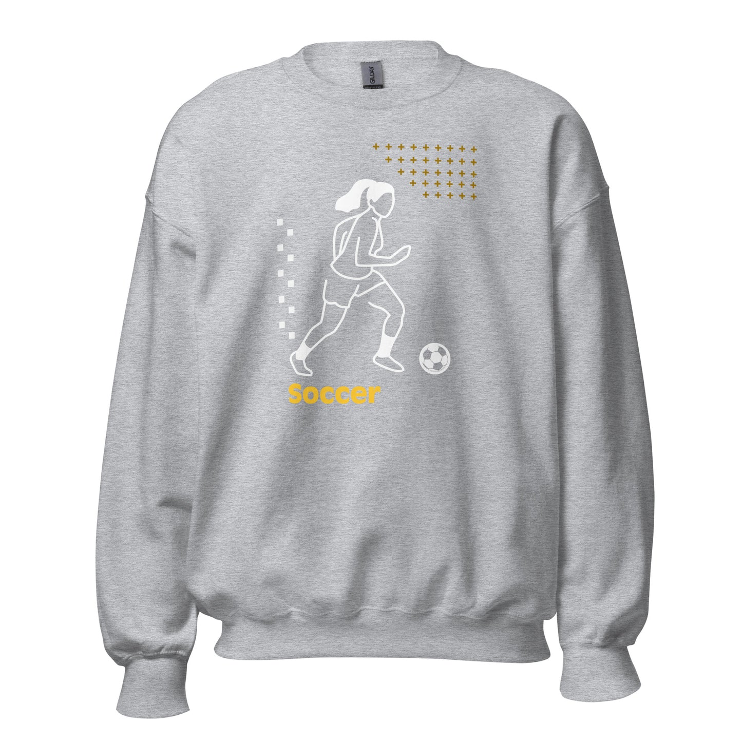 Womens Sweatshirt - Soccer girl