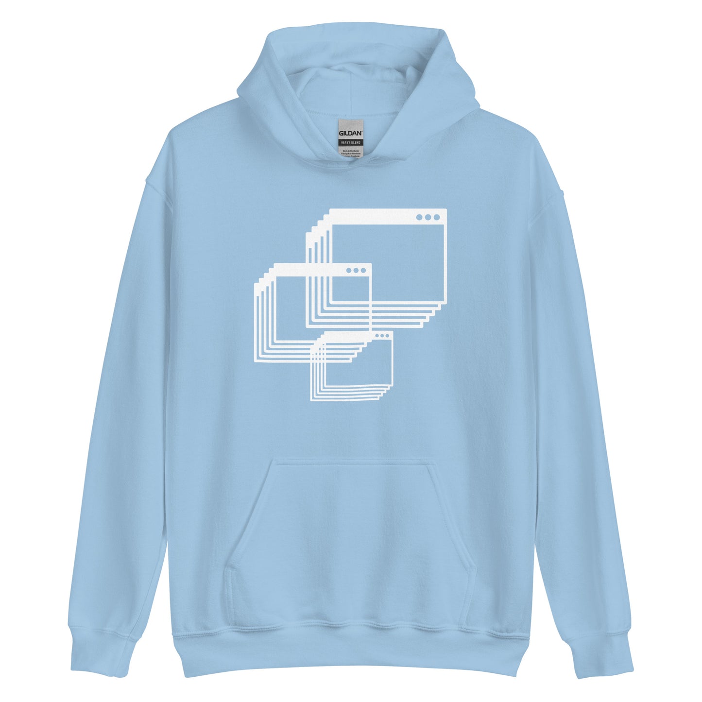 Unisex Hoodie - Glitch screen