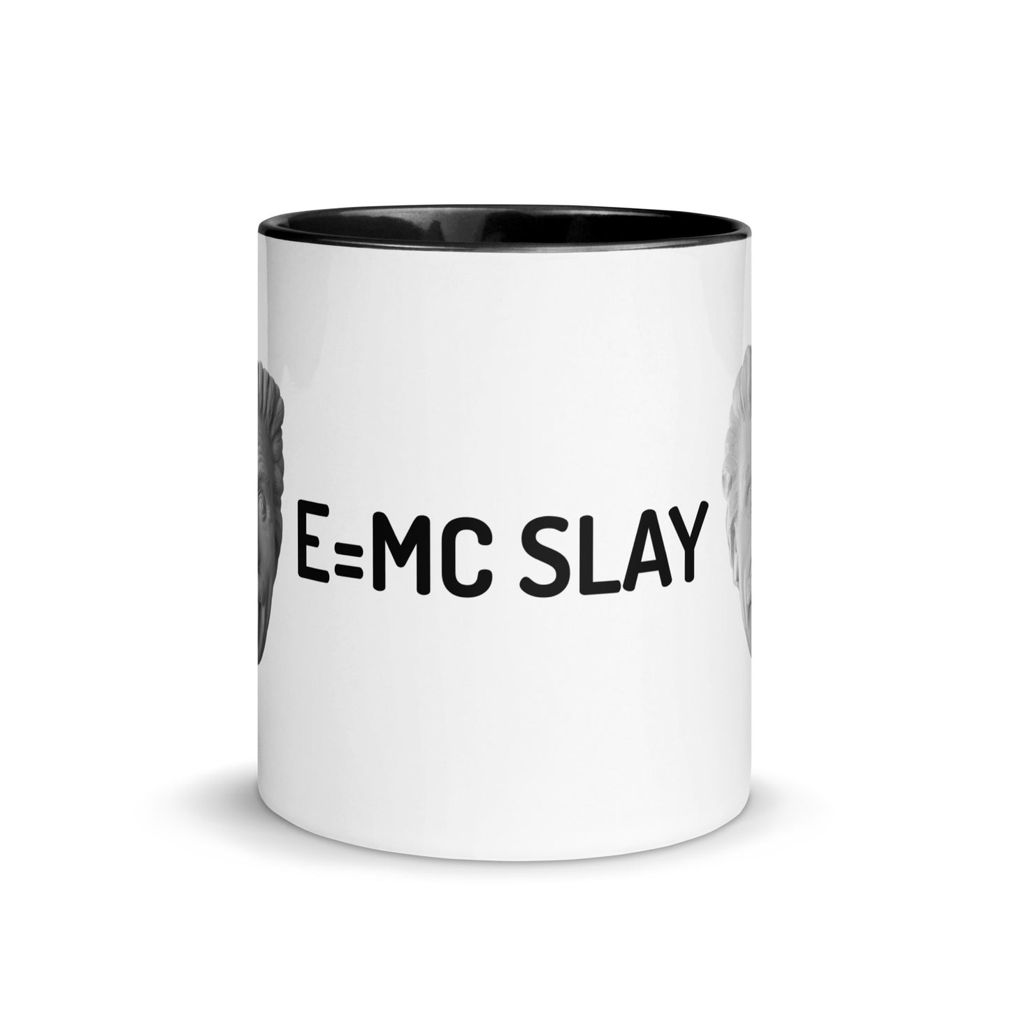 Mug with Black Colour Inside - E=MC SLAY