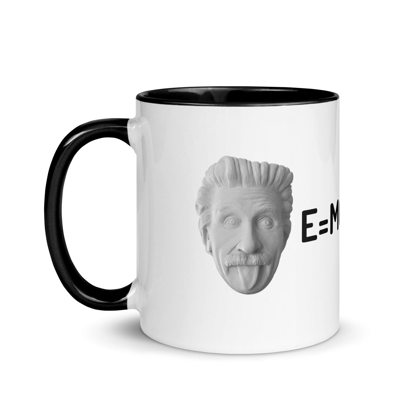 Mug with Black Colour Inside - E=MC SLAY