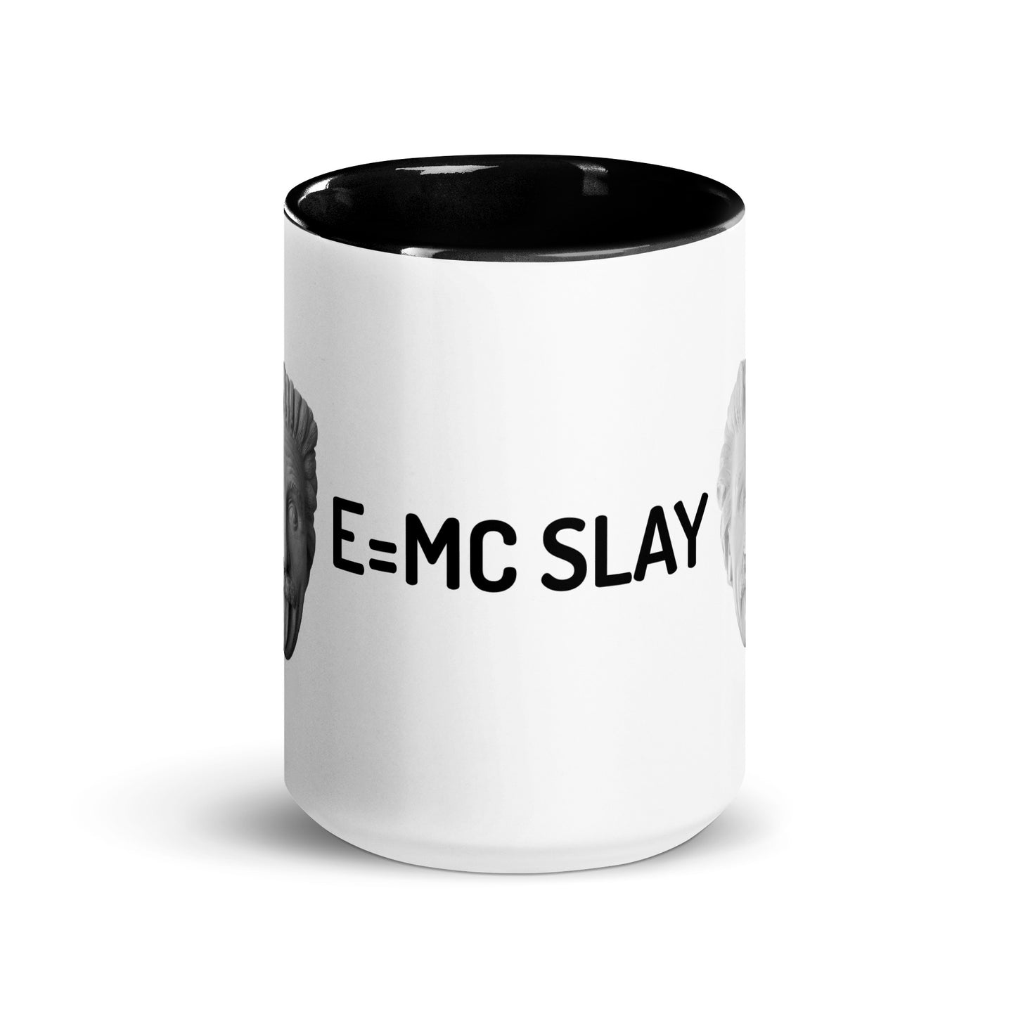 Mug with Black Colour Inside - E=MC SLAY