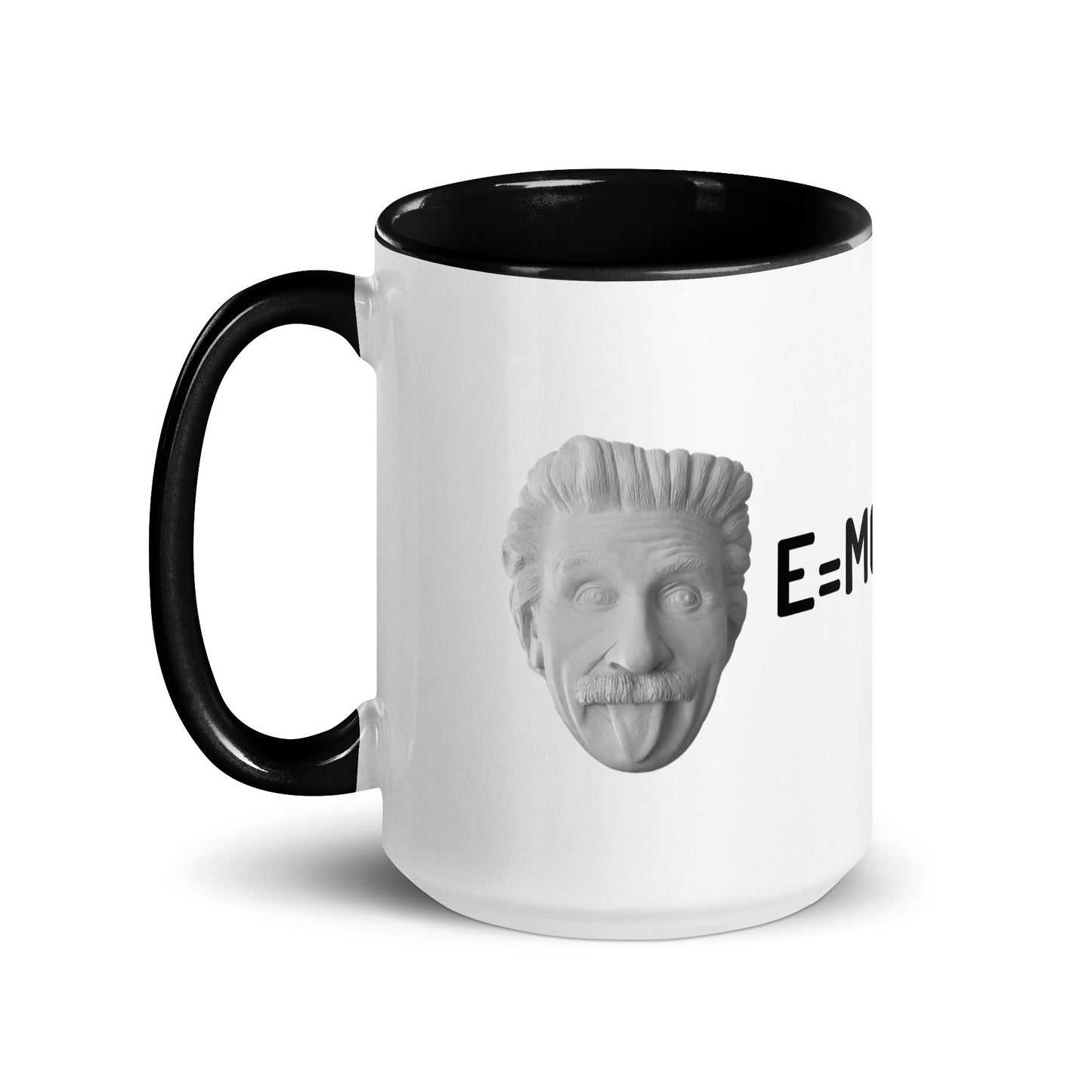 Mug with Black Colour Inside - E=MC SLAY
