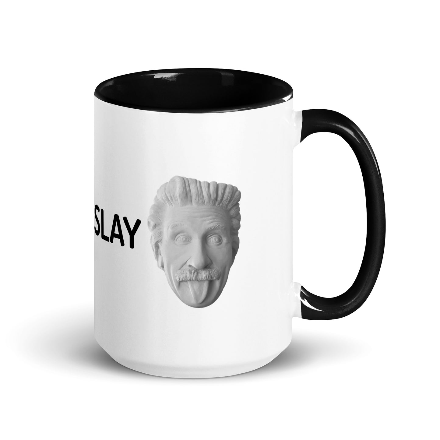 Mug with Black Colour Inside - E=MC SLAY